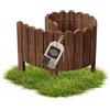 be4nature Bordura da giardino in legno flessibile 40 x 100 cm Marrone scuro legno impregnato bordo in rotolo bordatura prato recinzione decorativa palizzata bordo aiuole