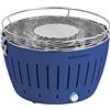LotusGrill LG G34 U BL, Barbecue con batterie e cavo di alimentazione USB, 35 x 23,4 cm, Blu