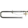 Franza Bruciatore per Barbecue BBQ Universale Completo di Rubinetto valvolato con Sicurezza funzionante a Gas GPL bombola - BF17