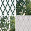 eacommerce Traliccio Grigliato Reticolato estensibile in Pvc per piante rampicanti balcone, giardino, terrazza (2X1 MT, VERDE)