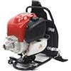 Queeucaer 3 in 1, 4 tempi, multiuso, decespugliatore, decespugliatore a benzina, per diserbo, raccolta, scavare terreni agricoli, 1,0 kw (1,4 HP), 2800 rpm