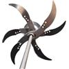 Generico for l'Agricoltura Agitazione Mixer 4/6 Lame Agricola Verdura Frutta Cutter Frantoio Maiale Mangime for Pollo Chopper Lame di Ricambio(6 Blade Set)