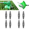 ZJS Lama di metallo della lama del decespugliatore,Lama di ricambio senza cordone,Strimmer per erba da giardino Solo 8 lame incluse,Per accessori per decespugliatori da giardino