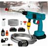 DISCORAMA® - IDROPULITRICE DOPPIA BATTERIA PORTATILE 48VH 30 BAR, IDROPULITRICE AD ALTA PRESSIONE PER LAVAGGIO AUTO CON GETTO SPRAY