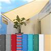 HQQMNY Tenda da sole con occhielli, 1,5 m x 1,5 m, rete di protezione solare da giardino, 95% ombreggiatura, resistente ai raggi UV, per parco giochi, serra, colore giallo