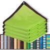 SDLLG Tenda da sole con occhielli,rete ombreggiante con effetto ombreggiante al 90%,protezione dai raggi UV/vento, 3 x 3 m,rete da giardino,passaporto per il vostro giardino, Frutta verde-90%