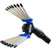 PATERLINI Abbacchiatore Elettrico Professionale per Raccolta Olive 12V - Scuotitore Raccogliolive Elettrico Leggero e Potente - Raccolta Olive Veloce (V-UP - Asta TELESCOPICA Mt.2.25-3.15)