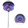 DGLIANYA 5 rpm - 9 giri/min regolabile motore a sfera rotante con 24 luce LED RGB per 4 6 8 12 palla da discoteca per decorazione di feste dj band bar nightclub KTV (non incluso) (alimentato tramite