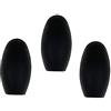 SUPVOX Copertura Protettiva in Silicone Nero Accessori Pratici e Professionali 3 Pezzi per Protezione Pulsanti Palmari per Chiavi Laterali Sassofono