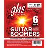 GHS Strings GHS Boomers GBM-5 Corde per chitarra, misura medium (da .011 a .050), 5 pezzi