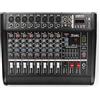 VONYX AM8A Mixer 8 Canali con Amplificatore da 1000 Watt Integrato, Bluetooth, MP3/USB/SD, 16 Effetti Digitali, Ingresso RCA, Audio Professionale, DJ, Discoteca