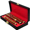 SHYNE KILTS U.K Flauto irlandese professionale in D in palissandro, 4 pezzi, con finitura naturale, custodia inclusa