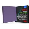 Addictive Sound Pannelli Fonoassorbenti Premium, pannello acustico qualità studio con lana acustica, Classe A di assorbimento, prodotto in UE, kit parete/soffitto, 50x50x11 cm, 4.5 kg, Viola