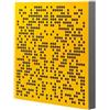 IG Acoustics - Schiuma Edition - Assorbitore - Pannello in schiuma acustica - Assorbitore e diffusore (giallo, 50 x 50 x 6 cm)