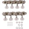 Kavolet Meccaniche per Mandolino Pioli per Accordatura per Chitarra a 8 Corde Set Completo Bianco Argento Acrilico Rame 1 Paio