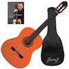 Eko, ffalstaff Eko CS10 Pack Chitarra Classica 4/4 (Natural) con Borsa ffalstaff ® e Libro