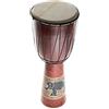 Ciffre 60cm Djembe Drum Bongo Tamburo di legno Darbuka Buon suono Elefante dipinto