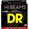 DR Strings DR LMR-45 Hi-Beams Round Core Bass 4-Strings 45-105 - Set di corde per basso a 4 corde