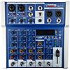 Audiodesign Pro Mixer audio professionale, console con 4 canali, bluetooth, 24 effetti DSP e ingresso Ottico Toslink
