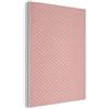 MuchoWow© Decorazioni Casa 30x40 cm Pannelli Acustici Fonoassorbenti Parete Pannello Fonoassorbente Decorativo Insonorizzanti Per Pareti Isolante Acustico Plaid - Motivo - Spina di pesce - Rosa