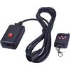 JISADER Controller per macchina del fumo, 3 pin, portatile, ricevitore telecomando per macchina del fumo a 4 tasti per feste di spettacoli DJ da 400 W 900 W