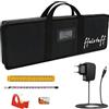 ffalstaff Borsa Custodia Imbottita per Tastiere SA76 / SA77 / SA78/ SA80 / SA81 ffalstaff ® con Alimentatore e Kit Cancelleria