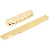 Tomotato Set di Capotasto e Selletta per Chitarra, Metallo Acustico Ottone, 6 Corde, Accessori per Strumenti Musicali (74 mm)