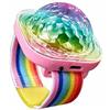 Penlimly Luce a Sfera da Discoteca per Bambini Adulti, Bracciale Palla da Discoteca, Lampada Palla da Discoteca, Lampada da Polso Discoteca, Luce d'atmosfera a LED per Auto Casa DJ Club Decorazione Feste