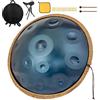 HAND-PAN 440 Hz Handpan Drum 12 Toni 22 Pollici Handpan Instrument Re Minore Hand pan Music Percussione Armonica con Risonanza Confortevole Hand pan drum Ideale per Principianti Sound Healing Meditazione