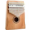 Hearda Kalimba 17 tasti Thumb Piano, Hearda Portatile Pianoforte in Mogano Burlywood con Accessori e Istruzione, Mbira Tradizionale Africano Finger Piano per Bambini, Adulti e Principianti (Classico)