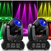 DELIBANG 2 pezzi DELIBANG 100W Teste Mobile 8 prismi DMX-12CH RGB LED luci da palcoscenico con 8 gobos rotanti+12 colori (Magazzino tedesco) Sonoro/Auto Luce discoteca per feste DJ Bar Halloween Matrimonio