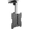 Techly Staffa TV da Soffitto Dritto e Inclinato per TV LED/LCD 17"-37" Nero