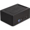 Delock Doppia docking station USB per 2 HDD/SSD SATA con funzione di clonazione