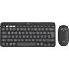 Logitech Pebble 2 Combo tastiera Mouse incluso RF senza fili Bluetooth QWERTY U