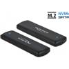 Delock Contenitore combinato esterno USB di tipo C per M.2 NVMe PCIe o SSD SATA