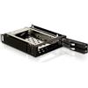 Delock Fr Einbau in 3.5" Schacht Anschlsse innen 2 x SATA 22 Pin Stecker auen 2 x SATA