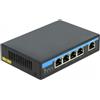Delock Anschlsse 4 x RJ45 Buchse PoE 1 x RJ45 Buchse 1 x DC 55 x 21 mm Buchse Ausgangs
