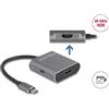 Delock Splitter USB Type-C (DP Alt Mode) a 2 x HDMI MST con USB Type-C PD