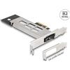 Delock Scheda PCI Express con frame rimovibile per 1 SSD M.2 NMVe