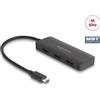 Delock Splitter USB Type-C (modalit DP Alt) a 3 x HDMI MST 4K 60 Hz