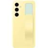 Samsung Standing Grip Case cover con cinturino e funzione cavalletto per Galaxy S24 FE, Giallo