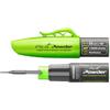 Pica Spraymarker Powder 2020 Verde I Marcatore fluorescente per fori e buchi profondi fino a 250 mm I Spray tracciante ricaricabile con fino a 1500 colpi I Strumento per artigiani per edilizia