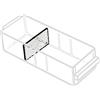 raaco 60 X 3552 ESD 118248 150-00 divisori per cassetti (larghezza x altezza) 52 mm x 32 mm, 60 pezzi