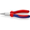 KNIPEX Pinza a becchi tondi cromata con manici comfort 160 mm, 22 05 160