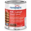Remmers HK-Lasur 3 in 1 [plus] castagno, opaco, 0,75 litri, vernice protettiva per legno di alta qualità, 3 in 1, ad asciugatura rapida, durevole