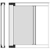 SAN GIORGI ZANZARIERA A RULLO SPECIAL AVVOLGIBILE RIDUCIBILE CON FRIZIONE FINESTRA-PORTA KIT MONTAGGIO (160X250 LATERALE, BIANCO)