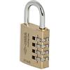 CISA 121190200, Lucchetto Combinazione, Ottone, 20 mm