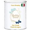 GENERICO SHABBY TREND® CHALK PAINT Pittura Shabby Chic Vintage Mobili Pareti Extra Opaca 120 VARIANTI (1000ml, CERA)