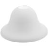 GARVALON Cappelliera Lampada Plastica Bianco a Forma di Piccolo Cappello Foro da 42mm, Paralume Versatile per Scrivania e Camere da Letto Facile Installazione