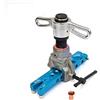 3S SuperSamaStore Cartellatrice a Frizione con Cricco e Dima in Pollici, Flangiatubo Meccanica Professionale Leggera in Alluminio per Tubi, Cartellatrice Svasatubi Manuale a Cricchetto e Frizione